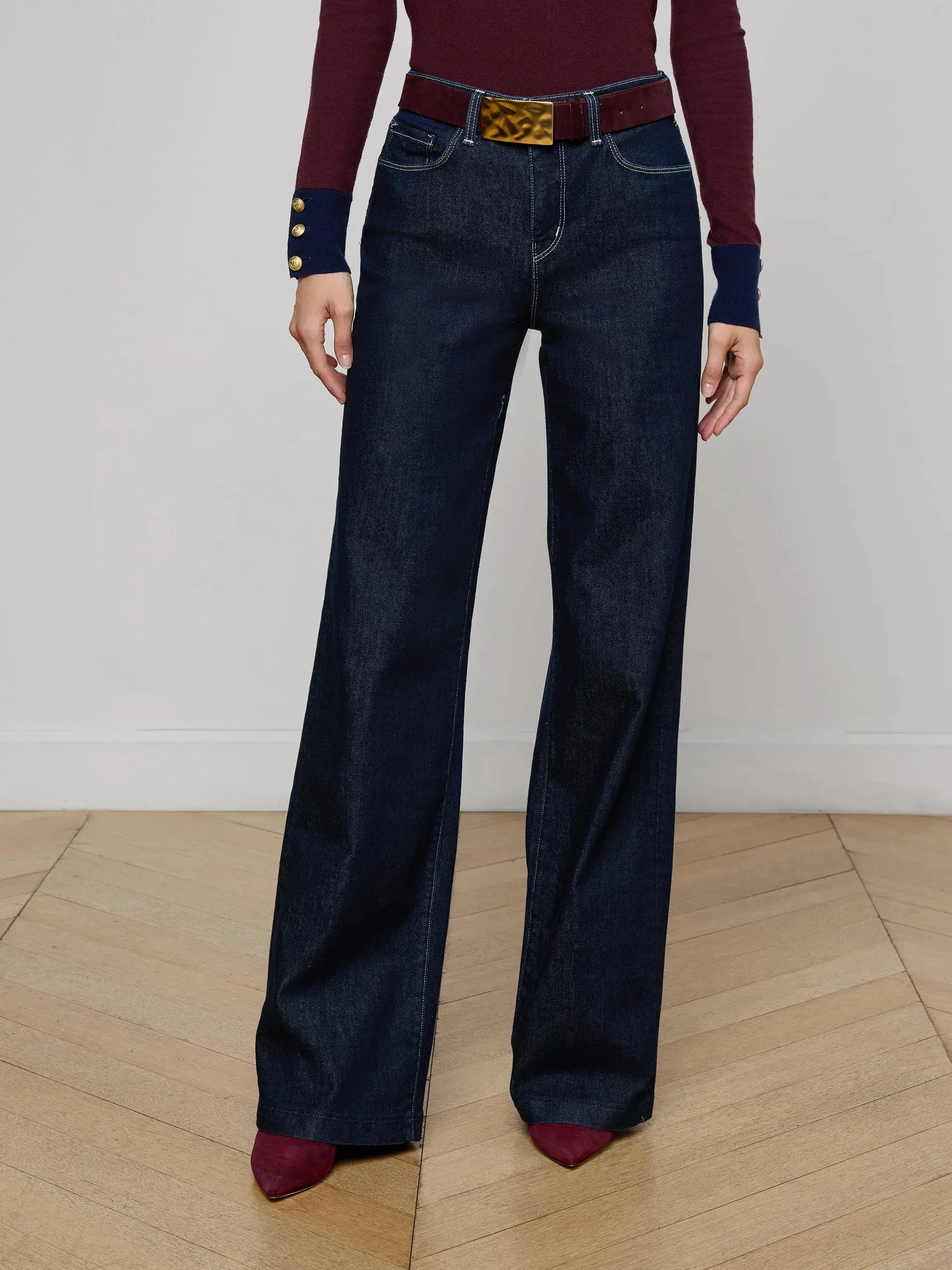 L'agence - Clayton Wide-Leg Jean - New Orleans sold by Jessie Boutique product image thumbnail 2