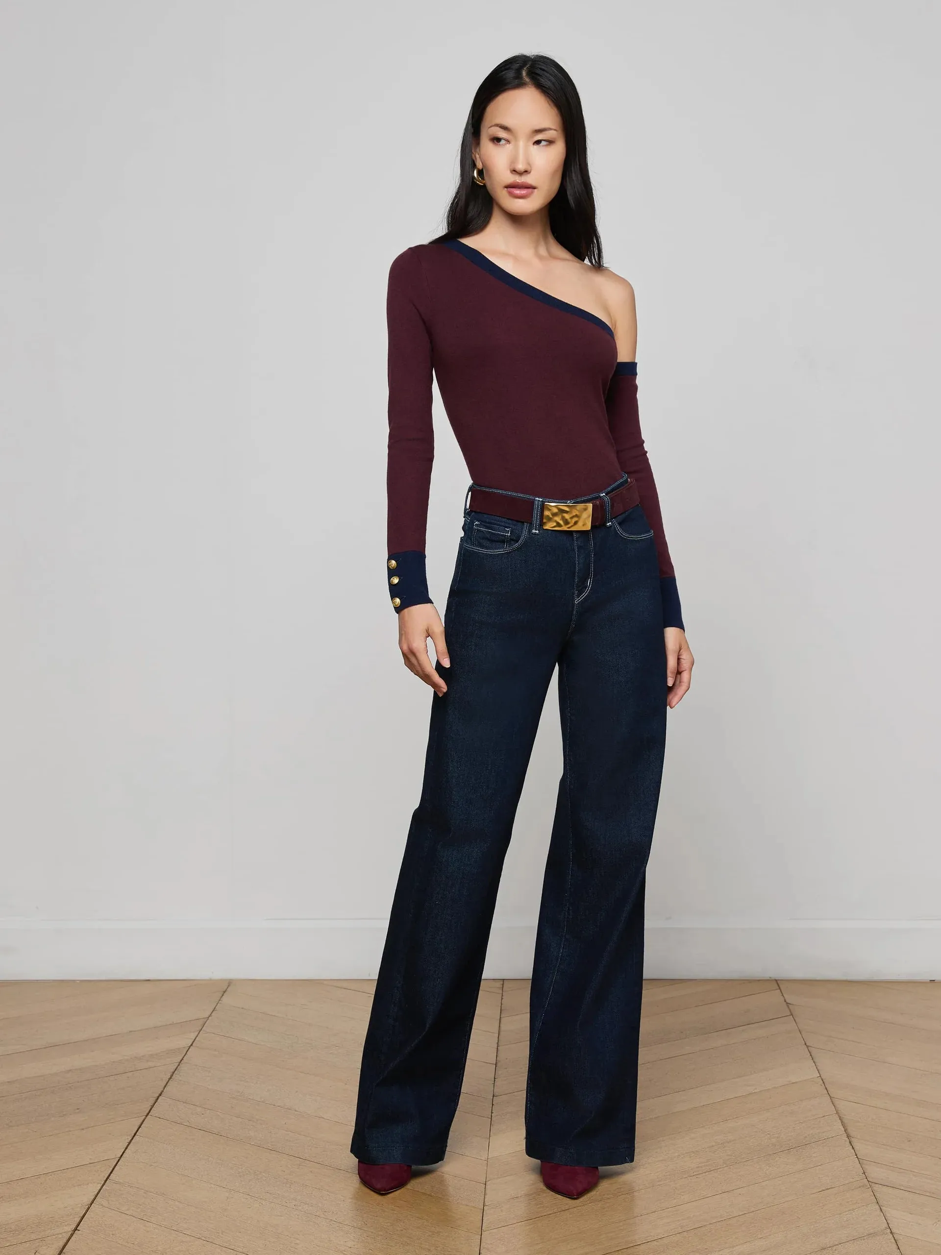 L'agence - Clayton Wide-Leg Jean - New Orleans sold by Jessie Boutique