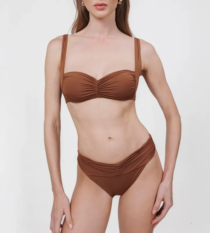 Maygel Coronel - Guandú Two-Piece - Cocoa Brown sold by Jessie Boutique