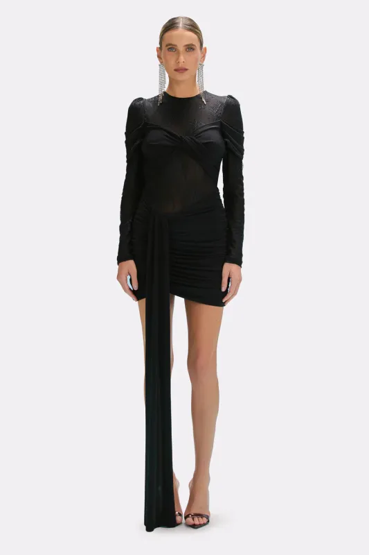 Patbo - Laila Lace Mini Dress - Black sold by Jessie Boutique