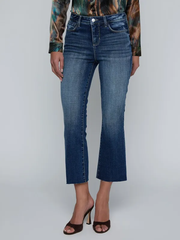 L'agence - Kendra Cropped Flare Jean - Gladstone sold by Jessie Boutique