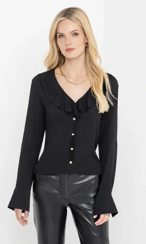 Generation Love - Kassy Blouse - Black sold by Jessie Boutique