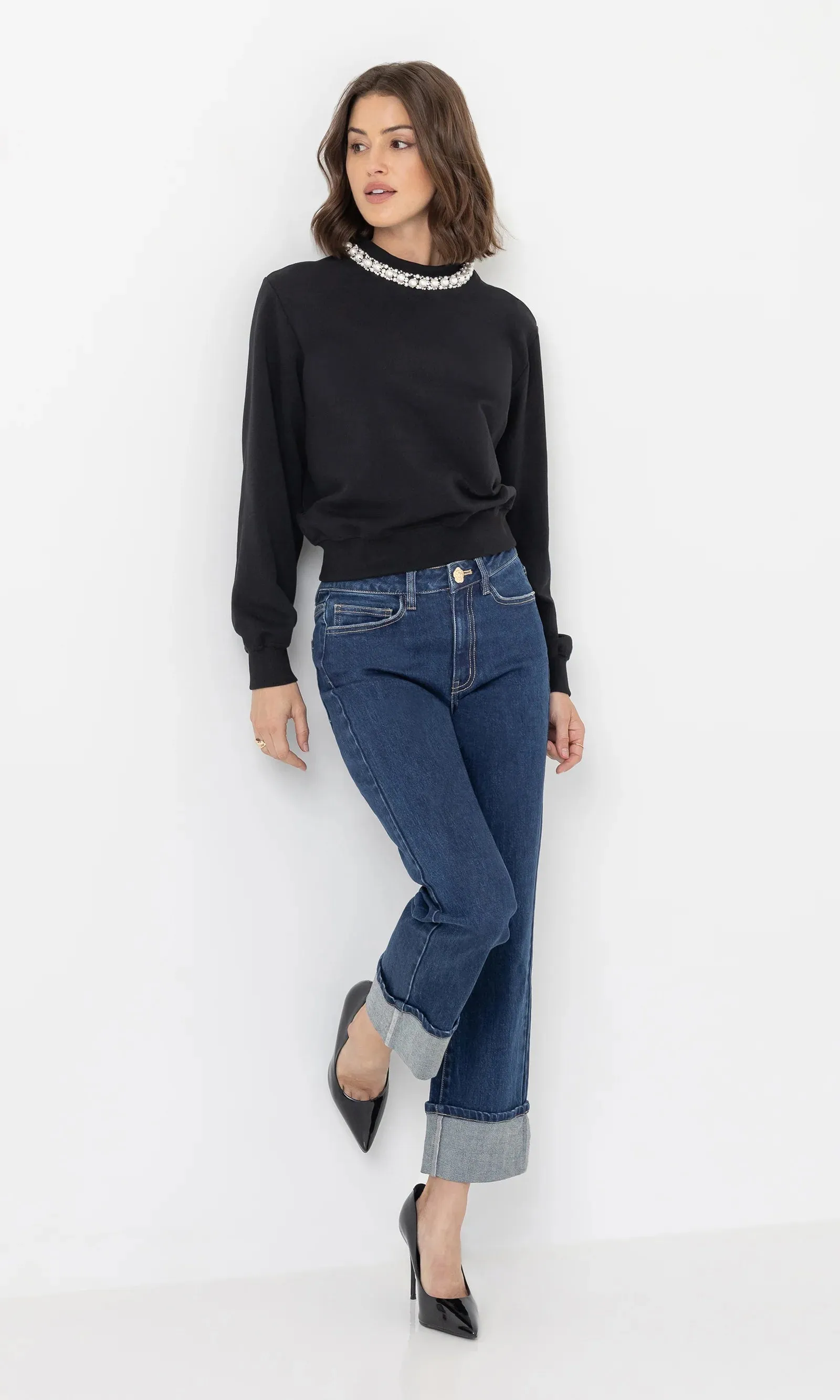 Generation Love - Ryland Denim Jeans - Classic Blue sold by Jessie Boutique product image thumbnail 4