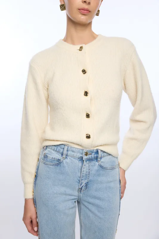 Generation Love - Savera Cardigan - Cream made by Generation Love