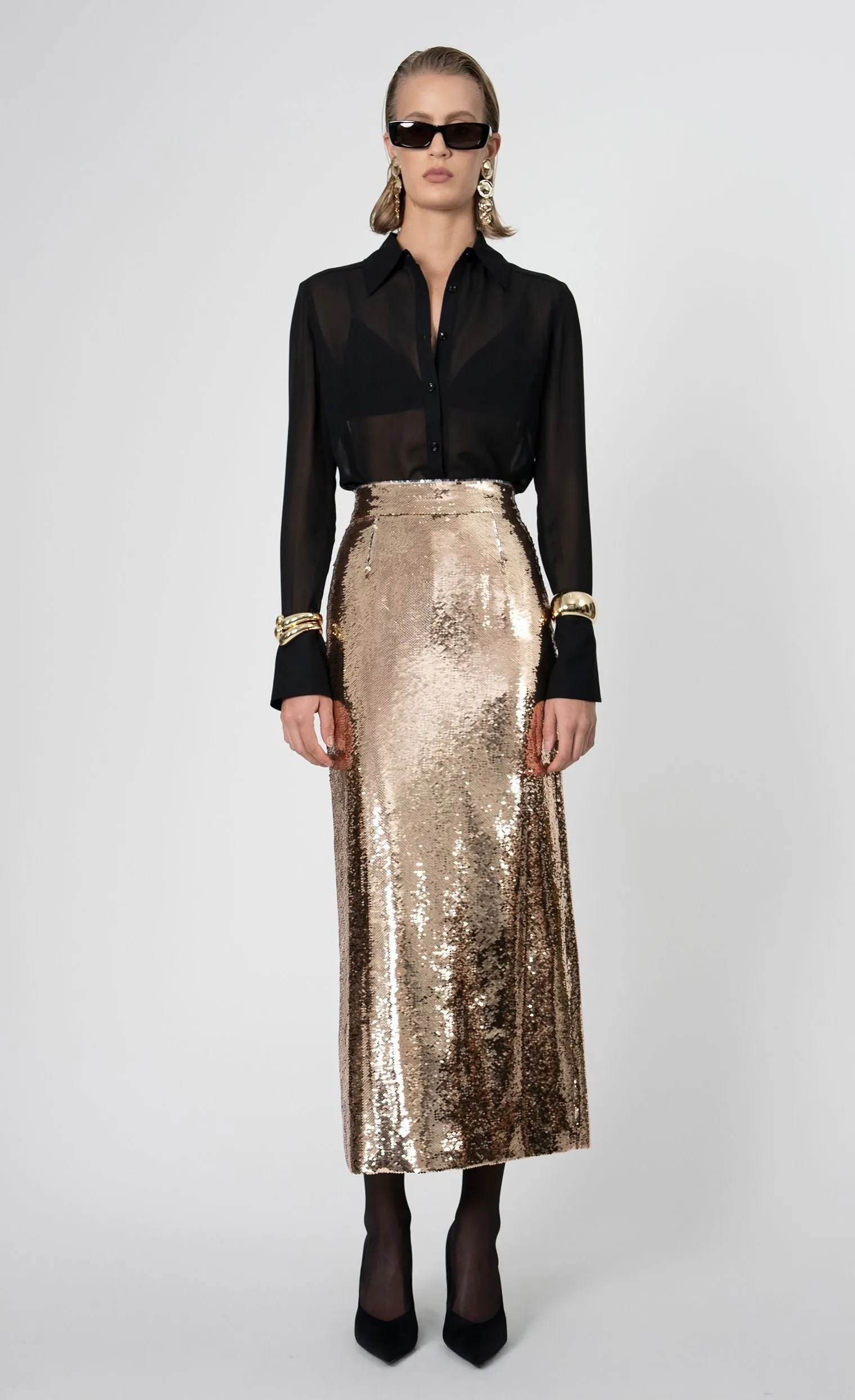 Nonchalant - Margaux Skirt - Bronze sold by Jessie Boutique product image thumbnail 2