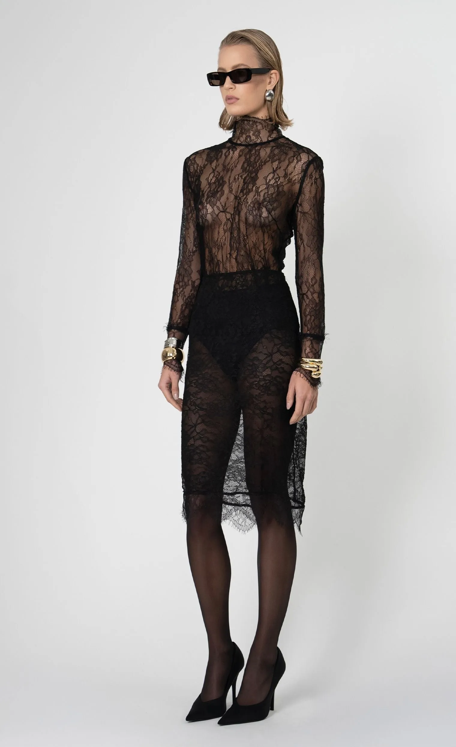 Nonchalant - Mary Lace Top - Black sold by Jessie Boutique product image thumbnail 2