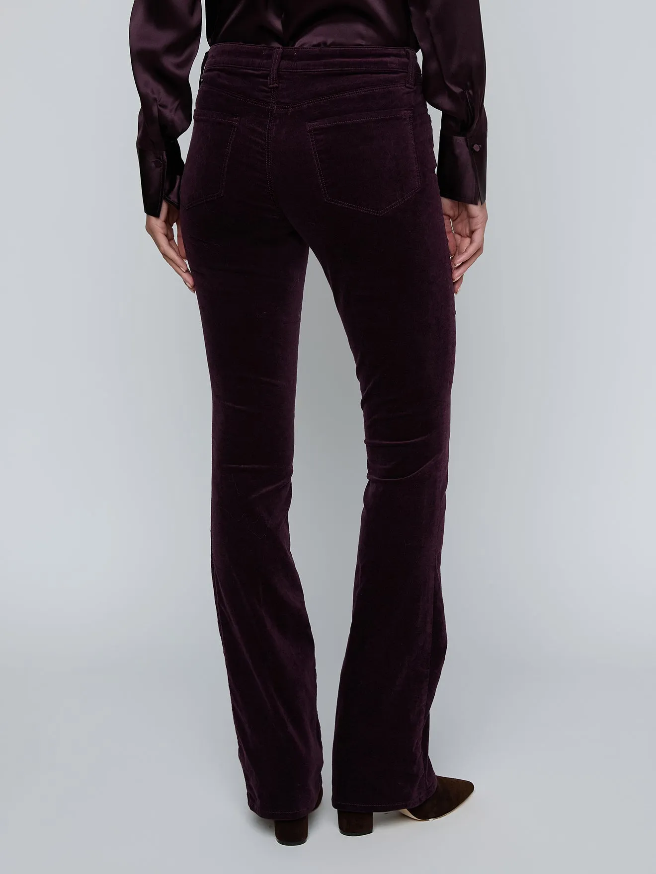 L'agence - Stevie Velvet Jean - Dark Malbec sold by Jessie Boutique product image thumbnail 5