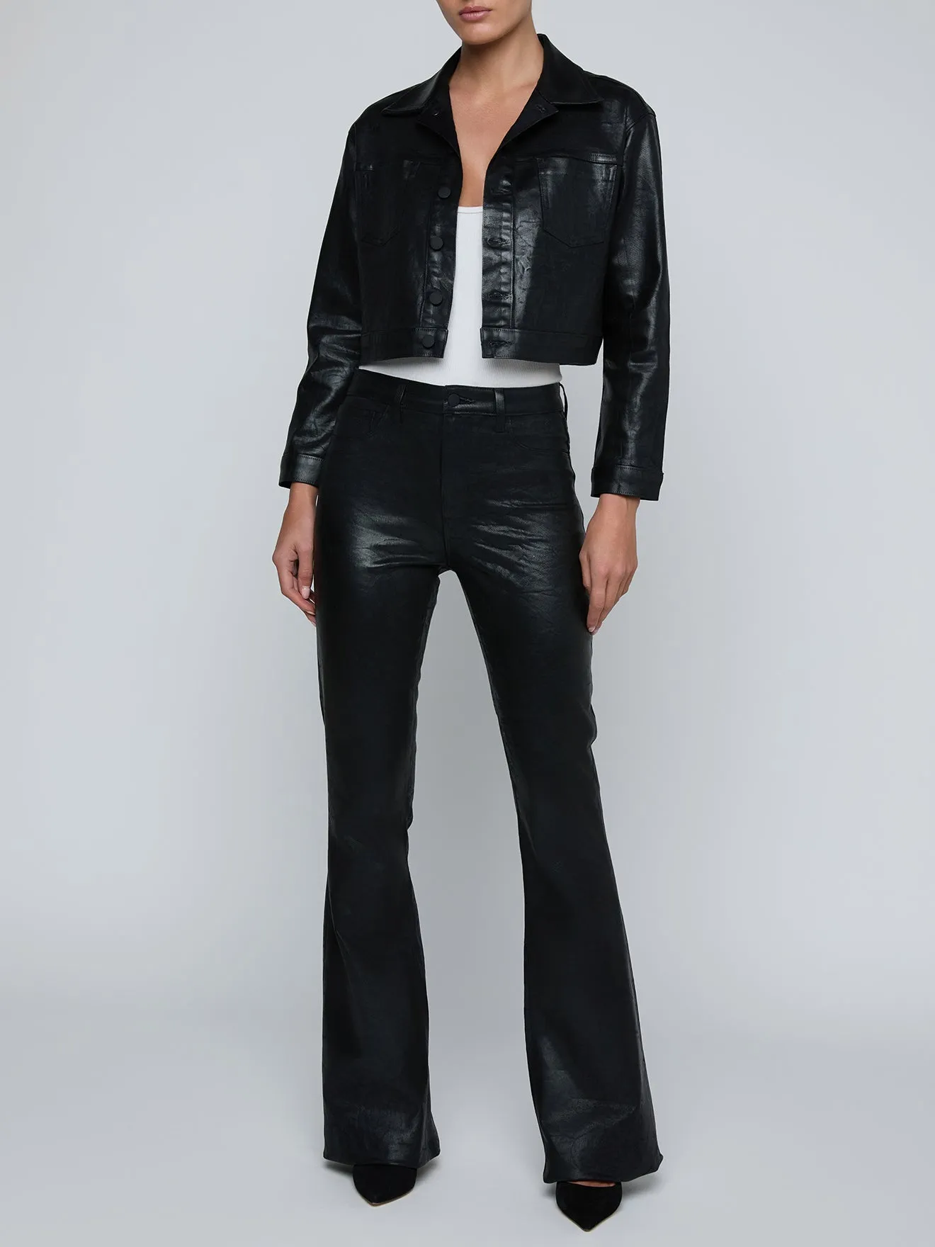 L'agence - Alma Crop Jacket - Black sold by Jessie Boutique product image thumbnail 4
