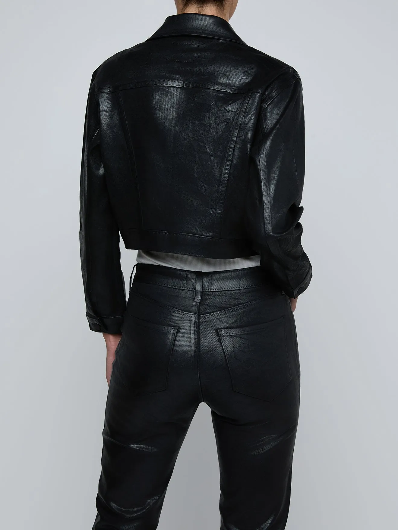 L'agence - Alma Crop Jacket - Black sold by Jessie Boutique product image thumbnail 2