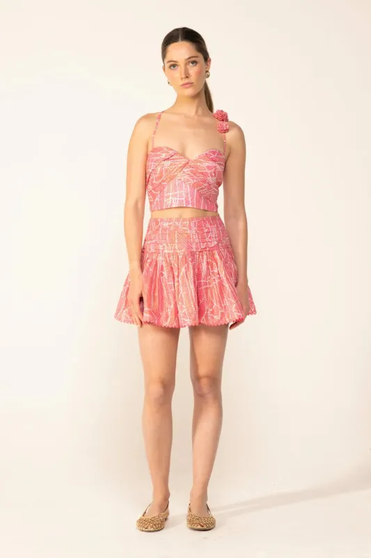 Poupette St Barth - Mini Skirt Colleen - Pink Akoya sold by Jessie Boutique