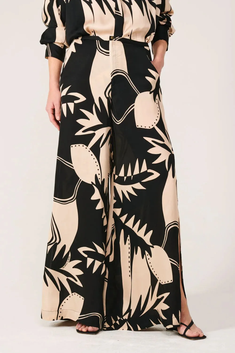 Poupette St Barth - Pant Clea - Black Oasis sold by Jessie Boutique product image thumbnail 5