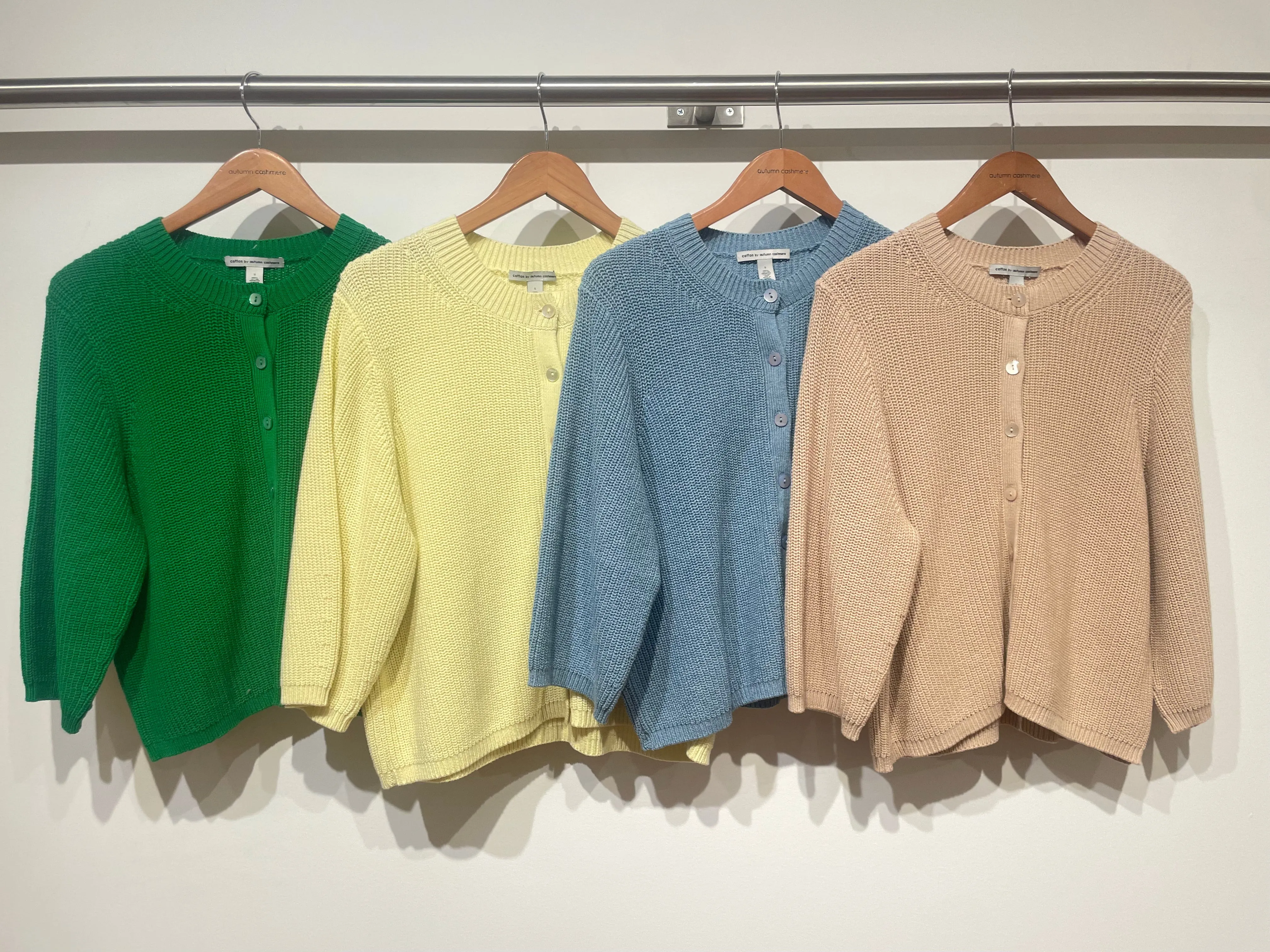 Autumn Cashmere - Elbow Sleeve Shaker Cardigan - Multiple Colors sold by Jessie Boutique product image thumbnail 2