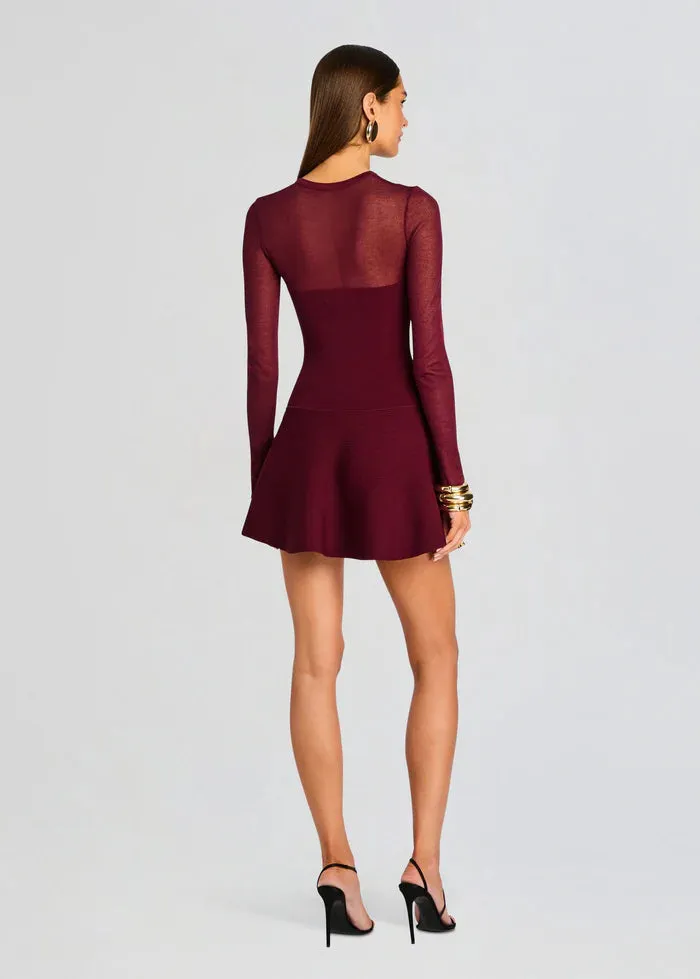 SER.O.YA - Joselyn Knit Dress - Pinot sold by Jessie Boutique product image thumbnail 3