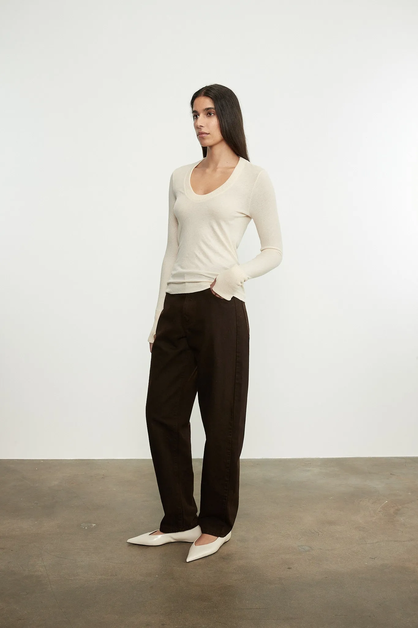 Enza Costa - Easy Jean - Coffee Bean sold by Jessie Boutique product image thumbnail 2