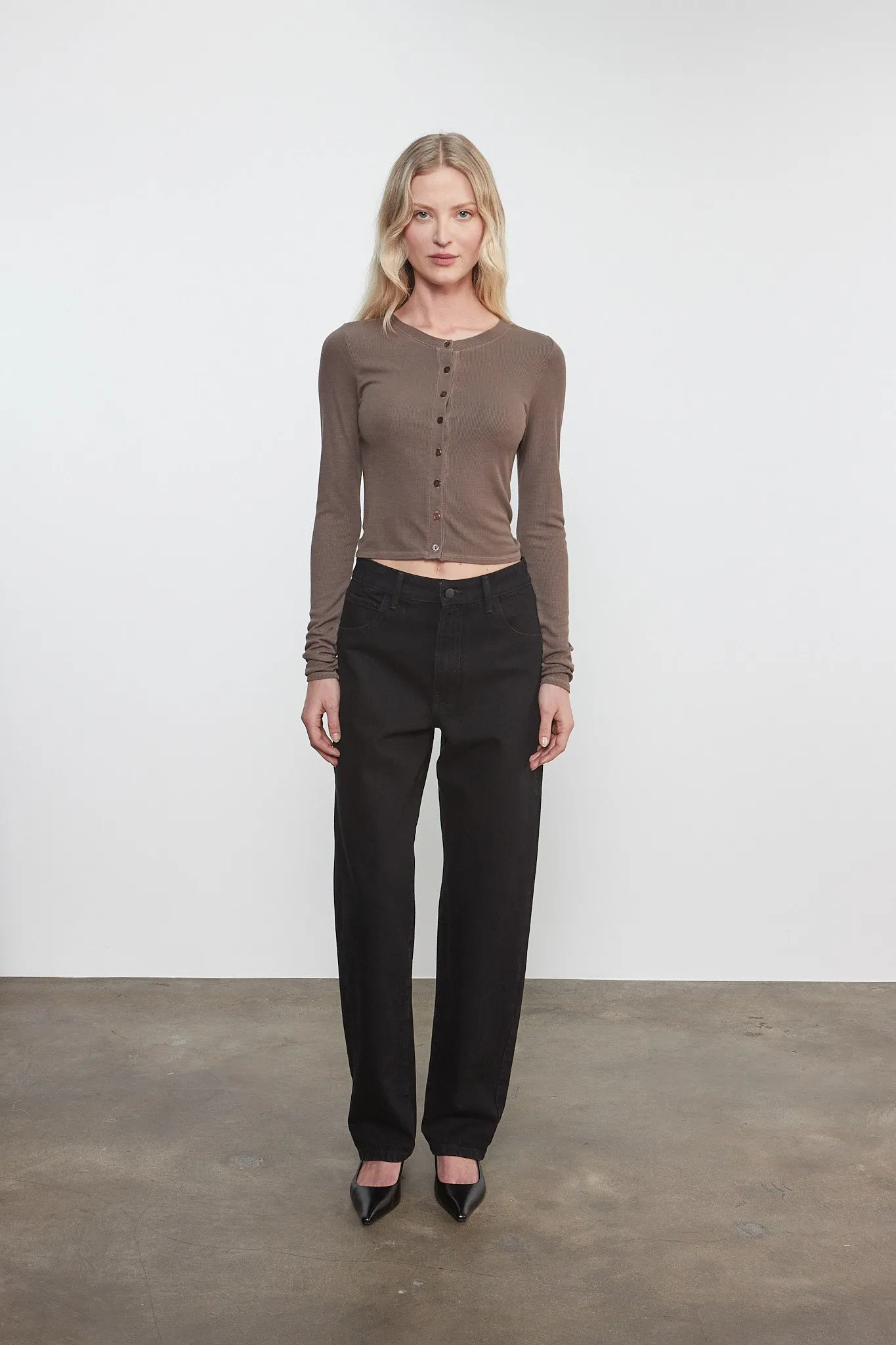 Enza Costa - Silk Rib Essential Cardigan - Multiple Colors sold by Jessie Boutique product image thumbnail 3