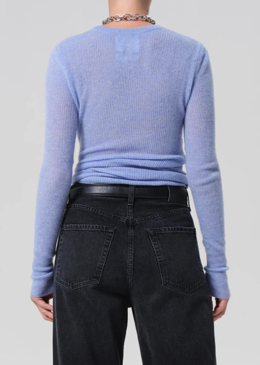 Citizens of Humanity - Alessia Crewneck Sweater - Heather Robin sold by Jessie Boutique product image thumbnail 2
