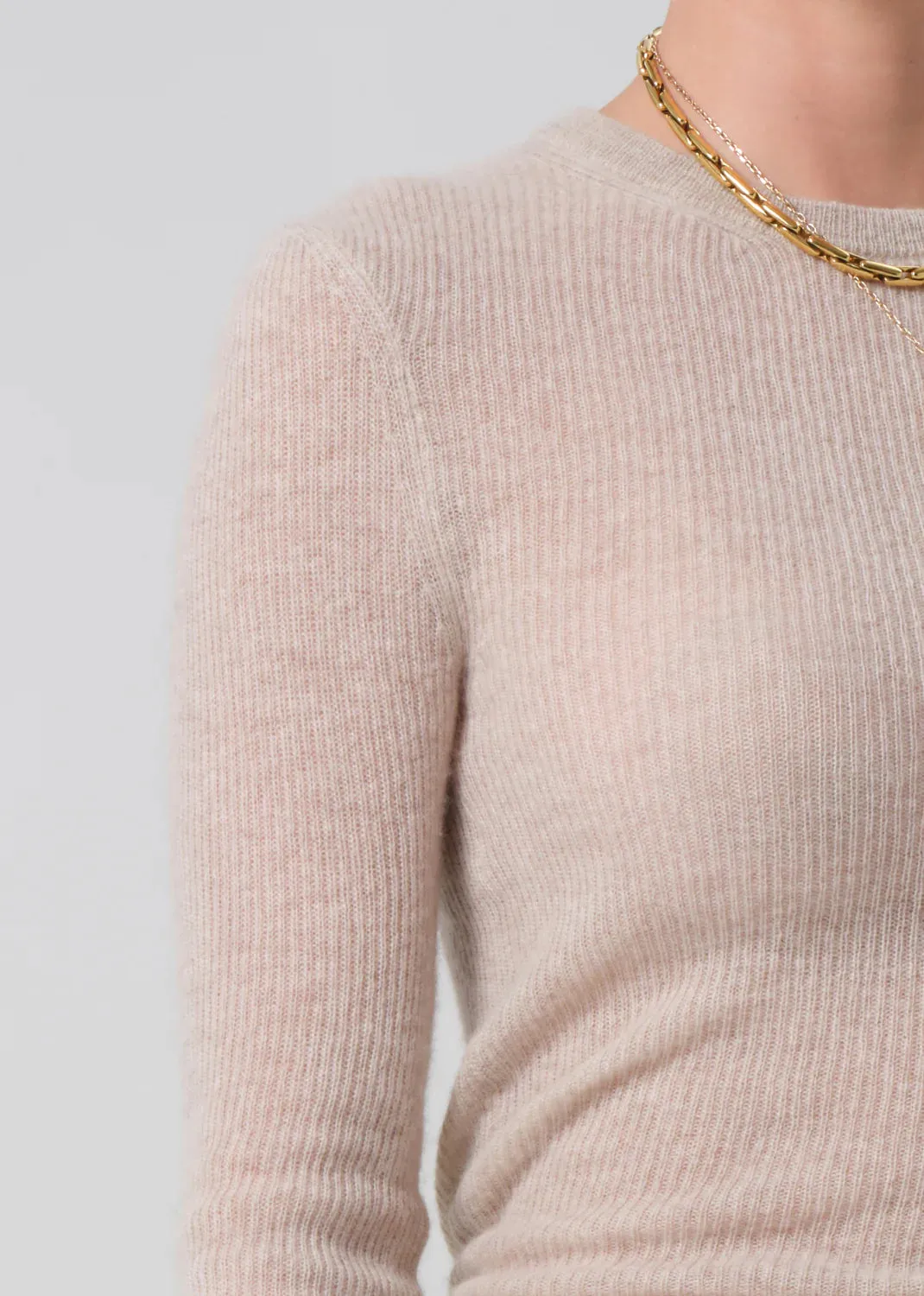 Citizens of Humanity - Alessia Crewneck Sweater - Cream sold by Jessie Boutique product image thumbnail 3