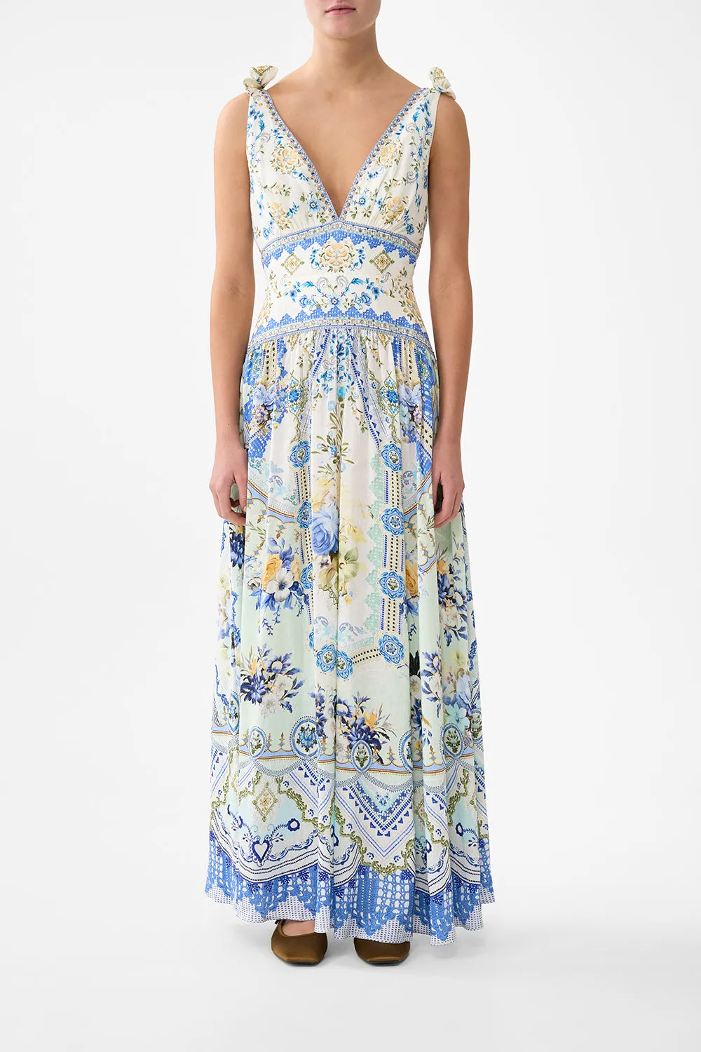 Camilla - Tie Shoulder Dress - My Homespun Heart sold by Jessie Boutique