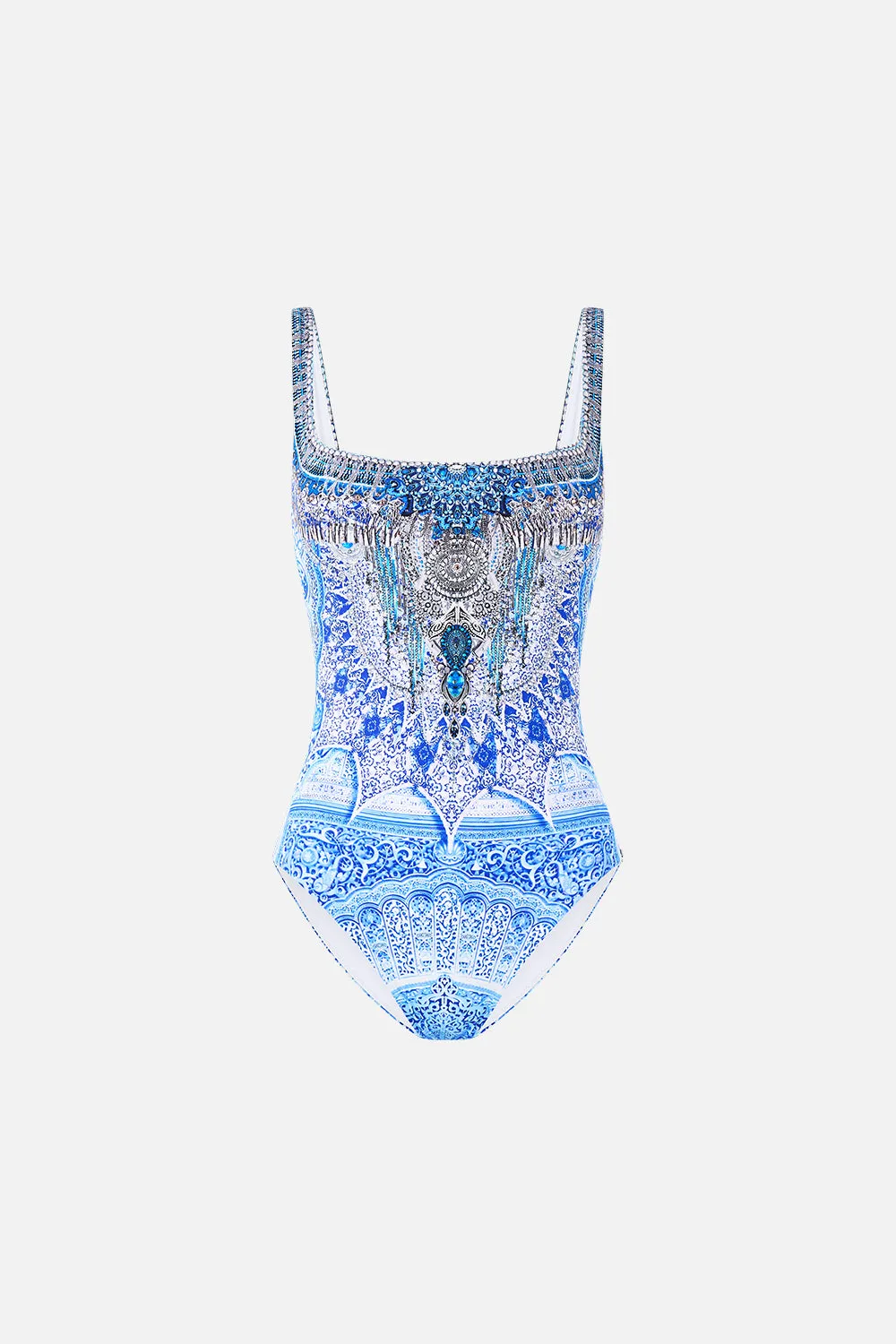 Camilla - Underwire Square Neck One Piece - The Bosphorous sold by Jessie Boutique product image thumbnail 4