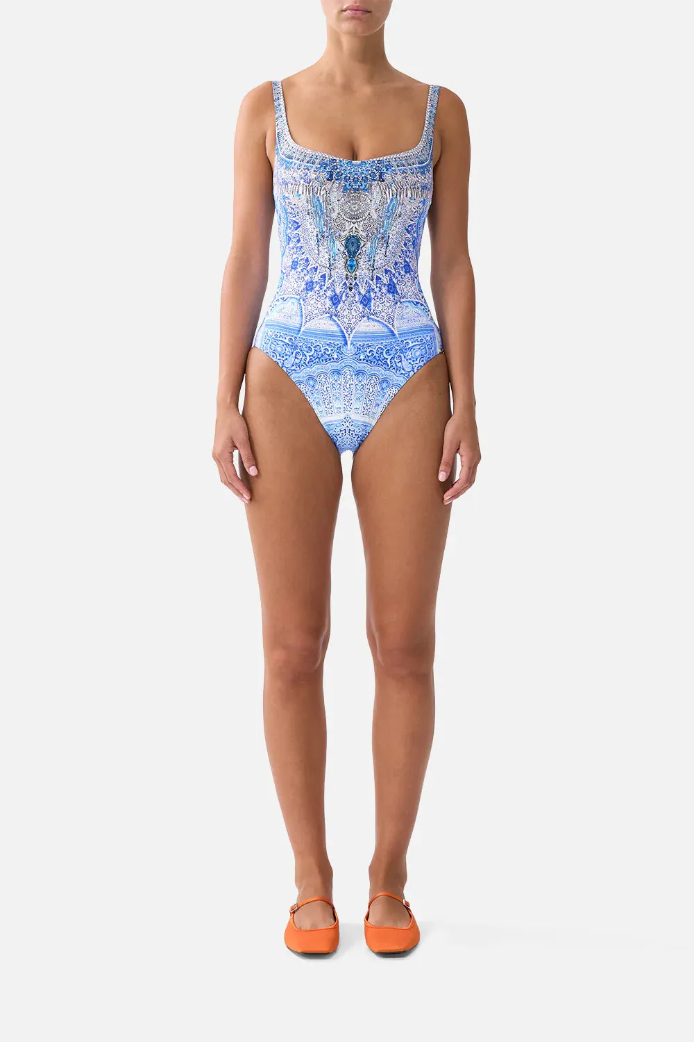 Camilla - Underwire Square Neck One Piece - The Bosphorous sold by Jessie Boutique product image thumbnail 2