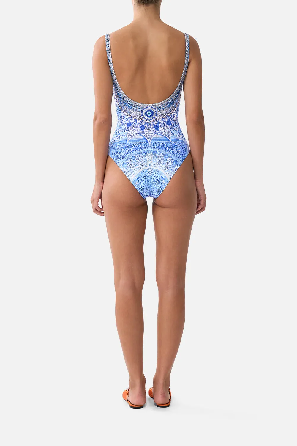 Camilla - Underwire Square Neck One Piece - The Bosphorous sold by Jessie Boutique product image thumbnail 3