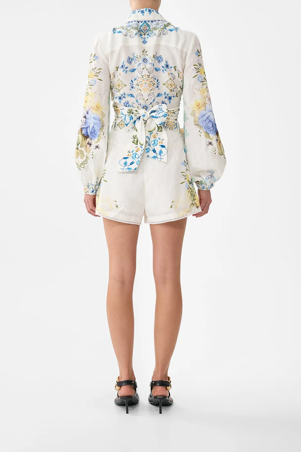 Camilla - Tuck Front Short - My Homespun Heart sold by Jessie Boutique product image thumbnail 4