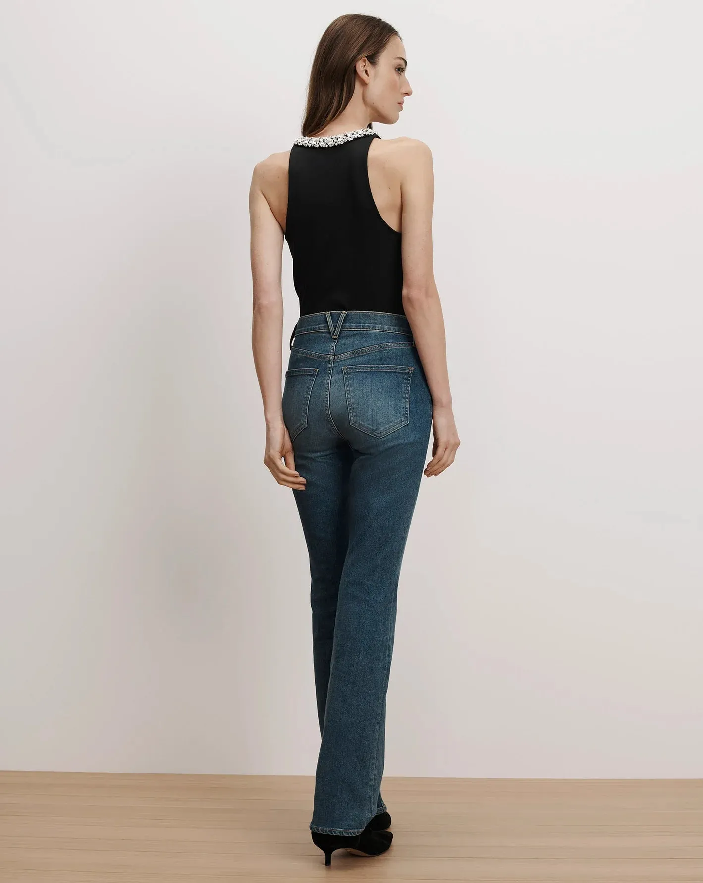 Veronica Beard - Ayres Embellished Tank Top - Black sold by Jessie Boutique product image thumbnail 4