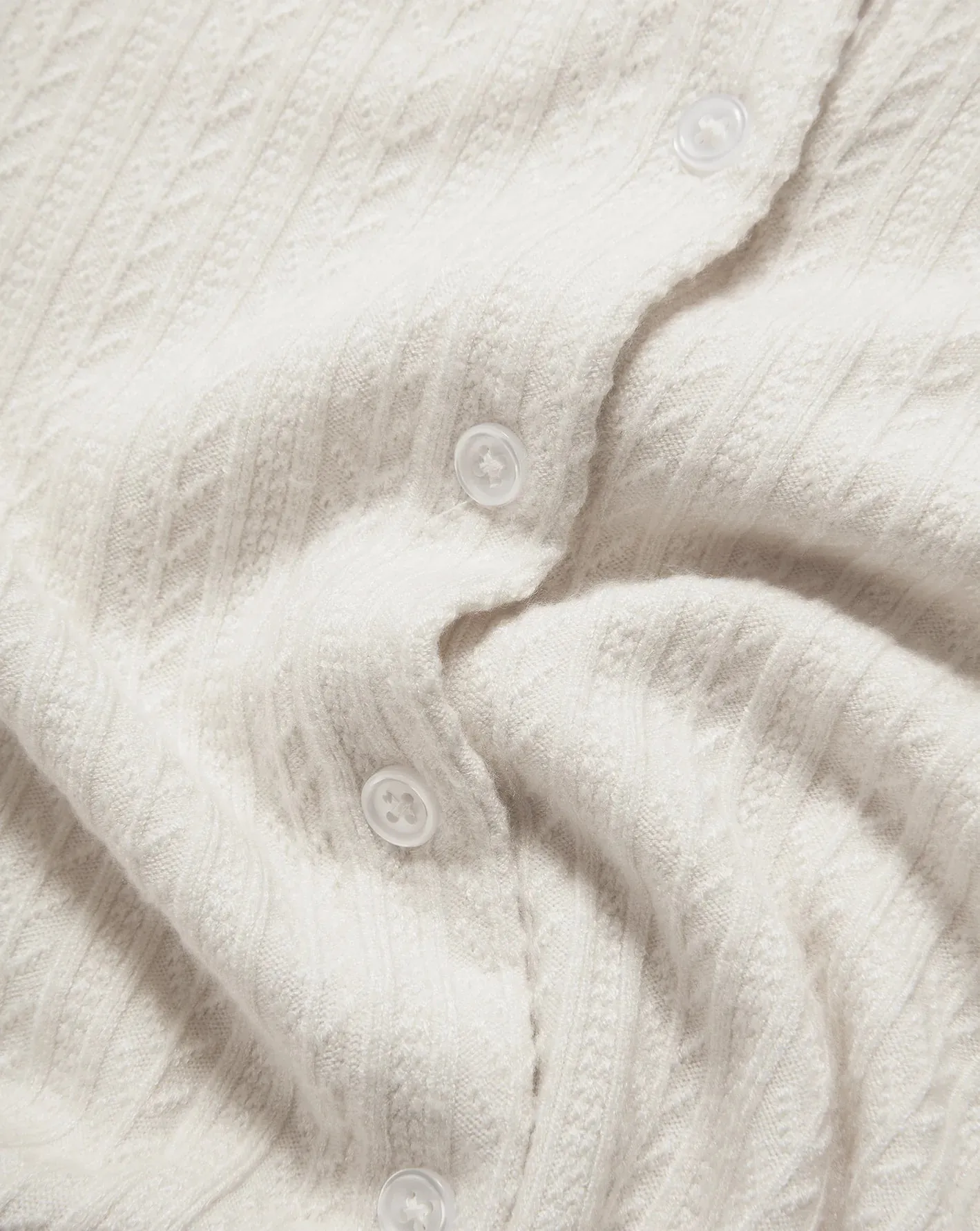 Veronica Beard - Lira Pointelle Cardigan - Ecru sold by Jessie Boutique product image thumbnail 3