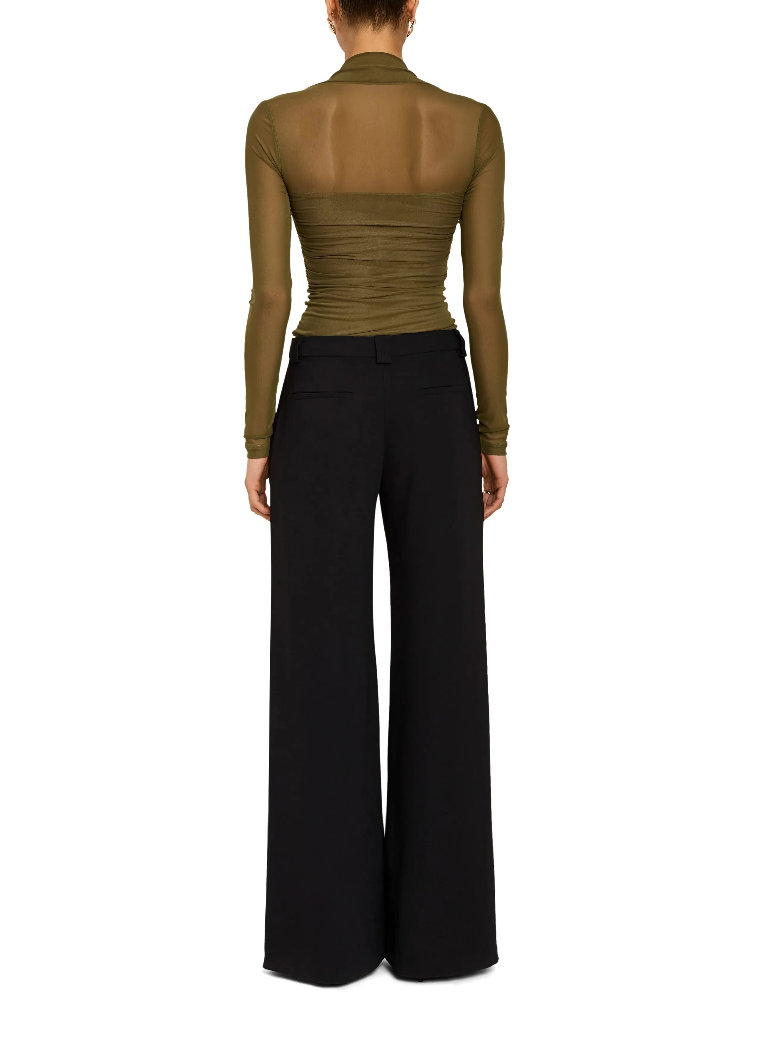 Amanda Uprichard - Delilah Top - Olive sold by Jessie Boutique product image thumbnail 3