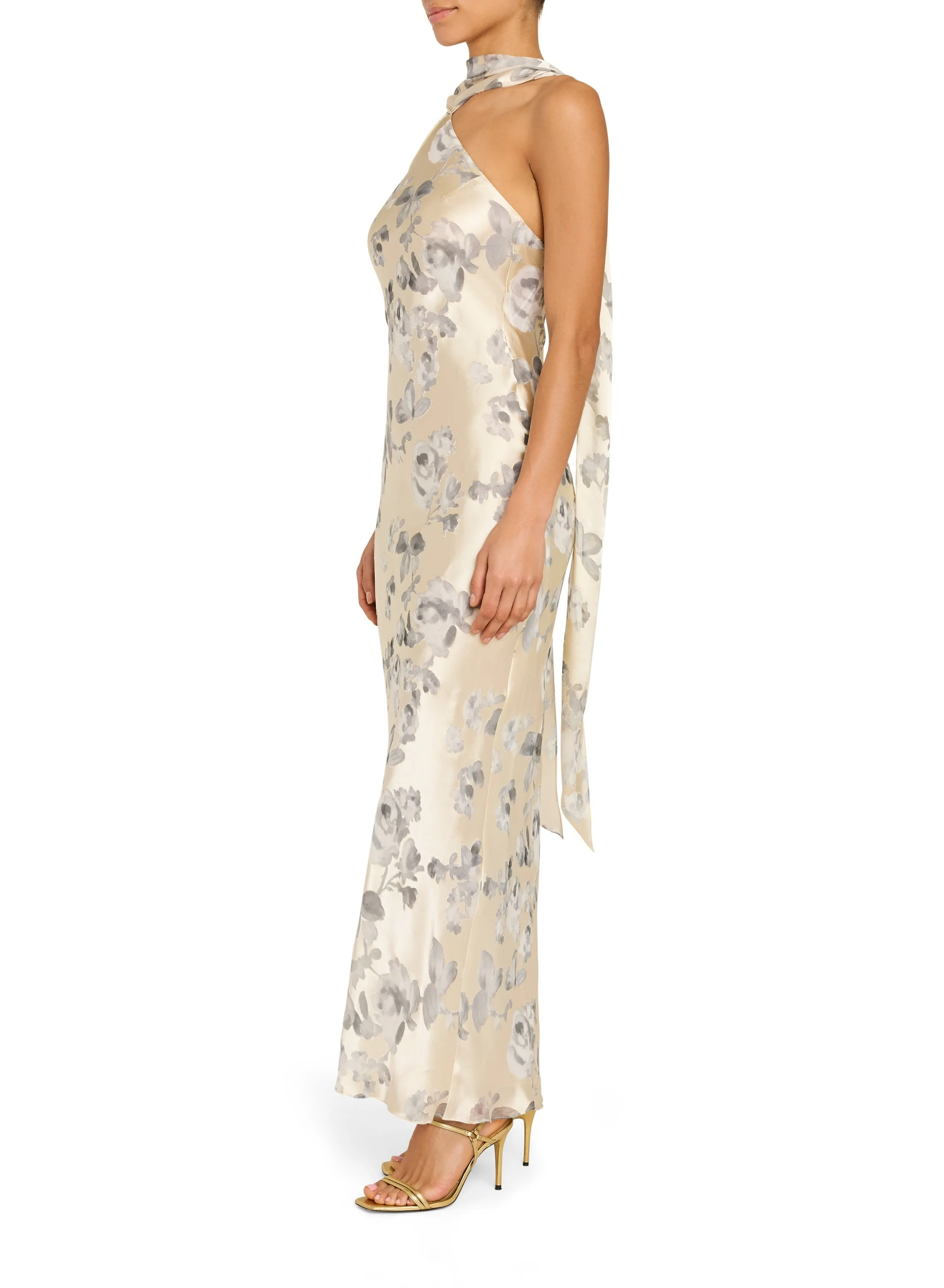 Amanda Uprichard - Ashton Maxi - Snow Petal sold by Jessie Boutique product image thumbnail 2