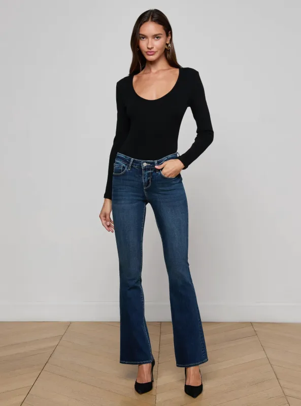 L'agence - Cara Low-Rise Bootcut Jean - Roxbury sold by Jessie Boutique