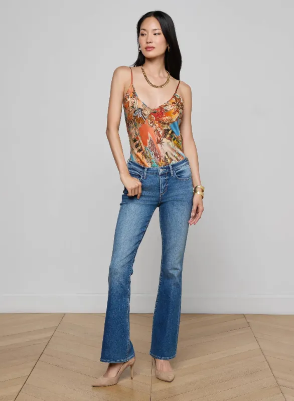 L'agence - Cara Low-Rise Bootcut Jean - Cambridge sold by Jessie Boutique