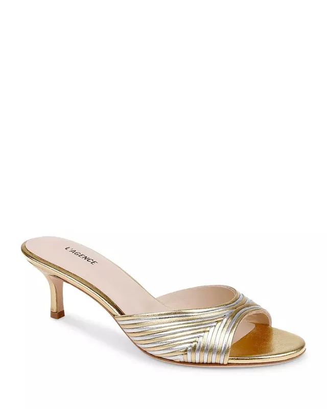 L’agence - Chamonix Sandal - Gold/Silver sold by Jessie Boutique