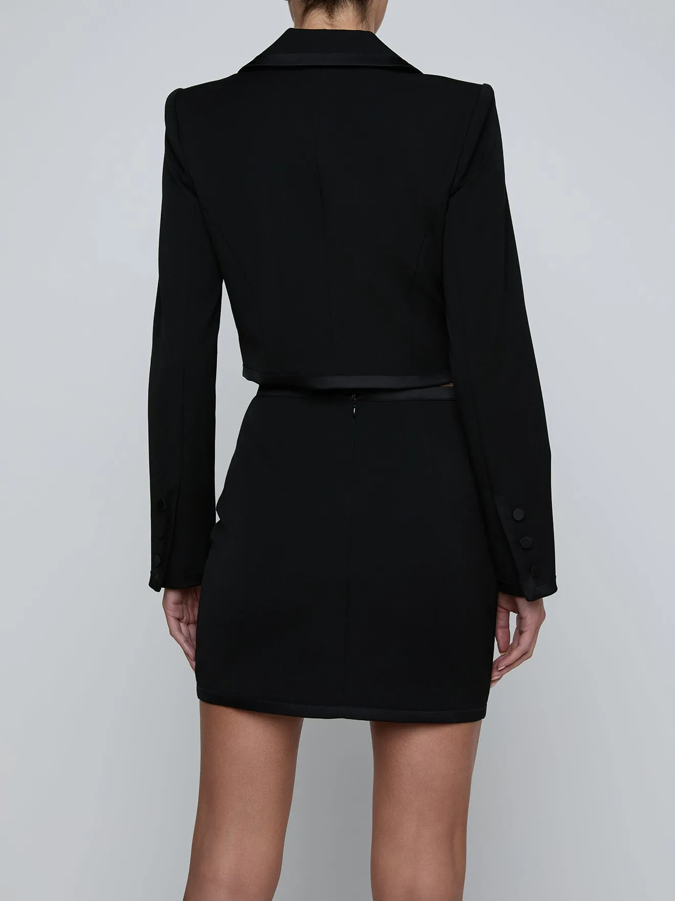 L'agence - Blythe Cropped Jacket - Black sold by Jessie Boutique product image thumbnail 4