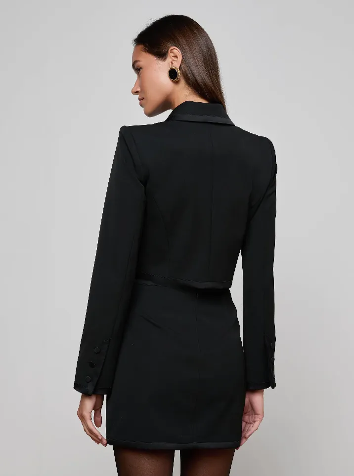 L'agence - Blythe Cropped Jacket - Black sold by Jessie Boutique product image thumbnail 2