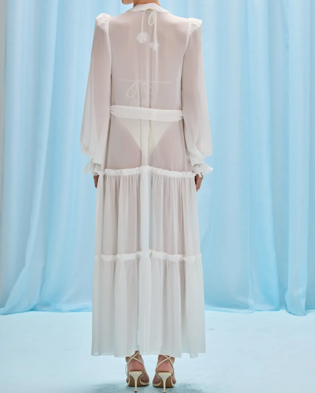 Patbo - Sunstone Long Robe - Off White sold by Jessie Boutique product image thumbnail 3
