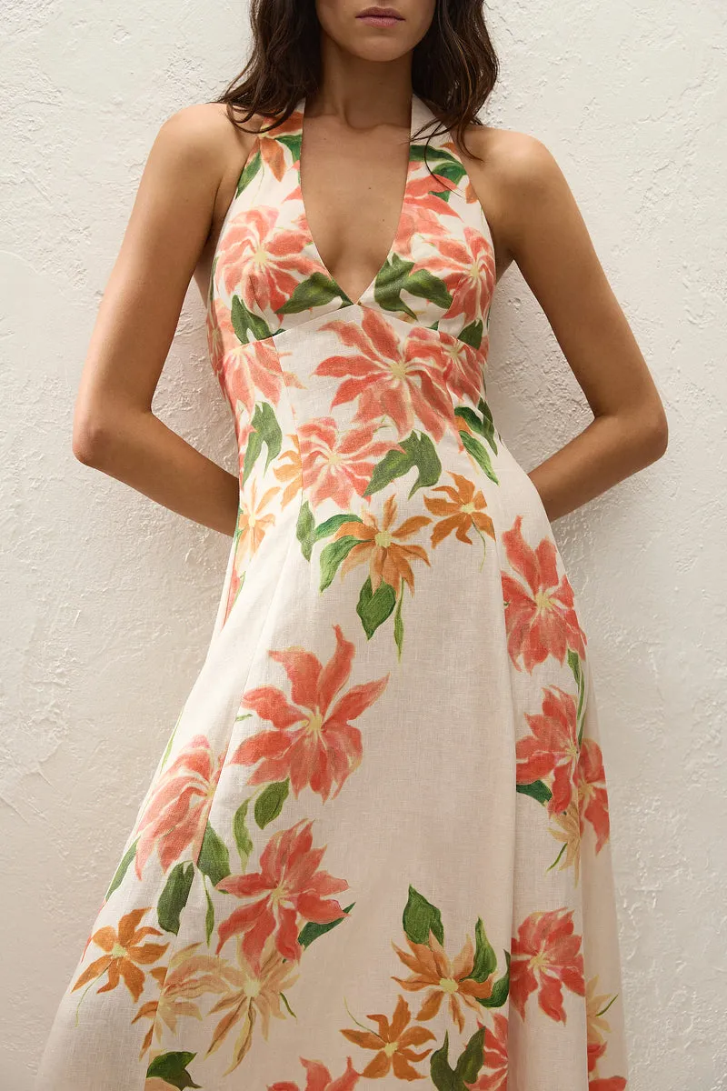 Faithfull The Brand - Marais Midi Dress - Jardines Floral sold by Jessie Boutique product image thumbnail 4