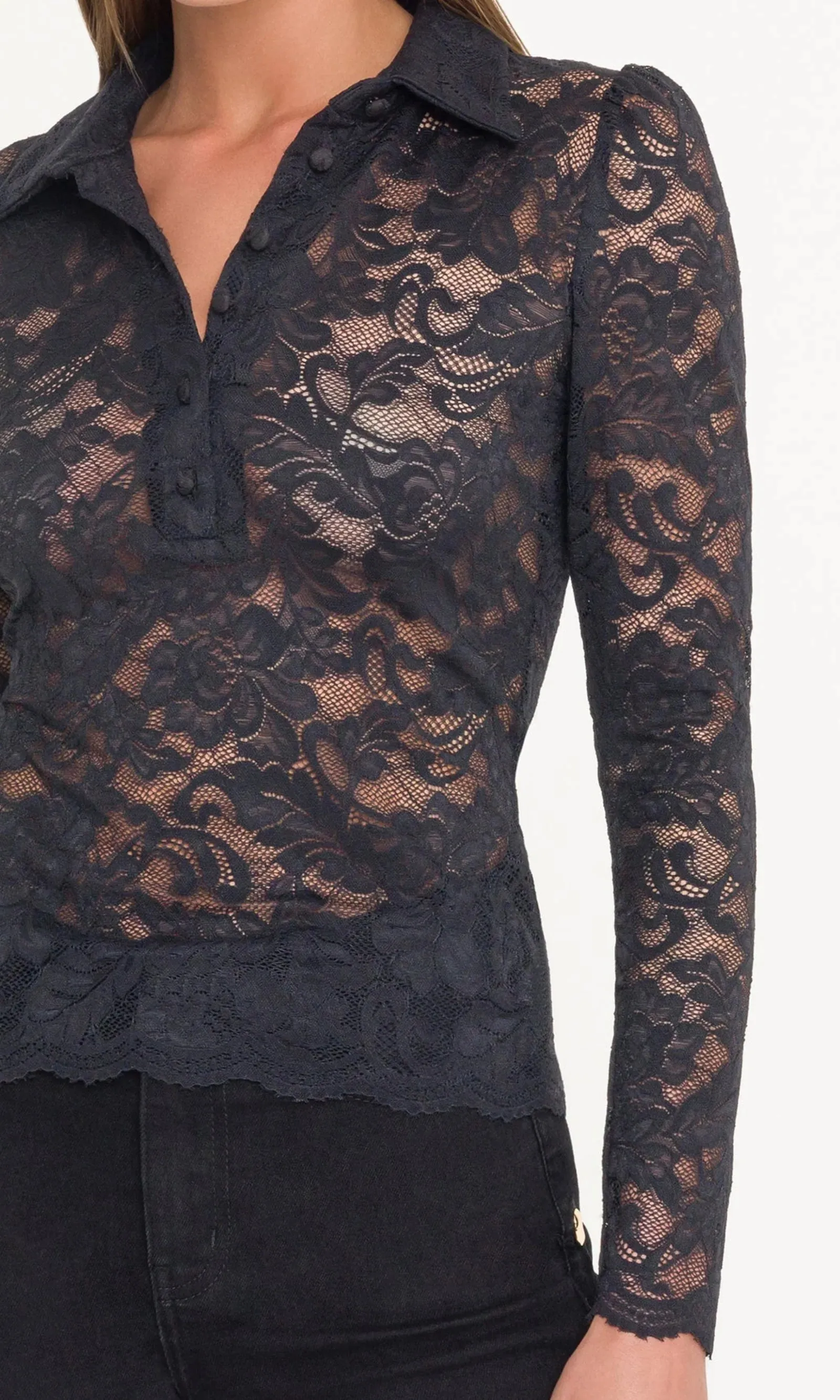 Generation Love - Dominique Lace Top - Black sold by Jessie Boutique product image thumbnail 3