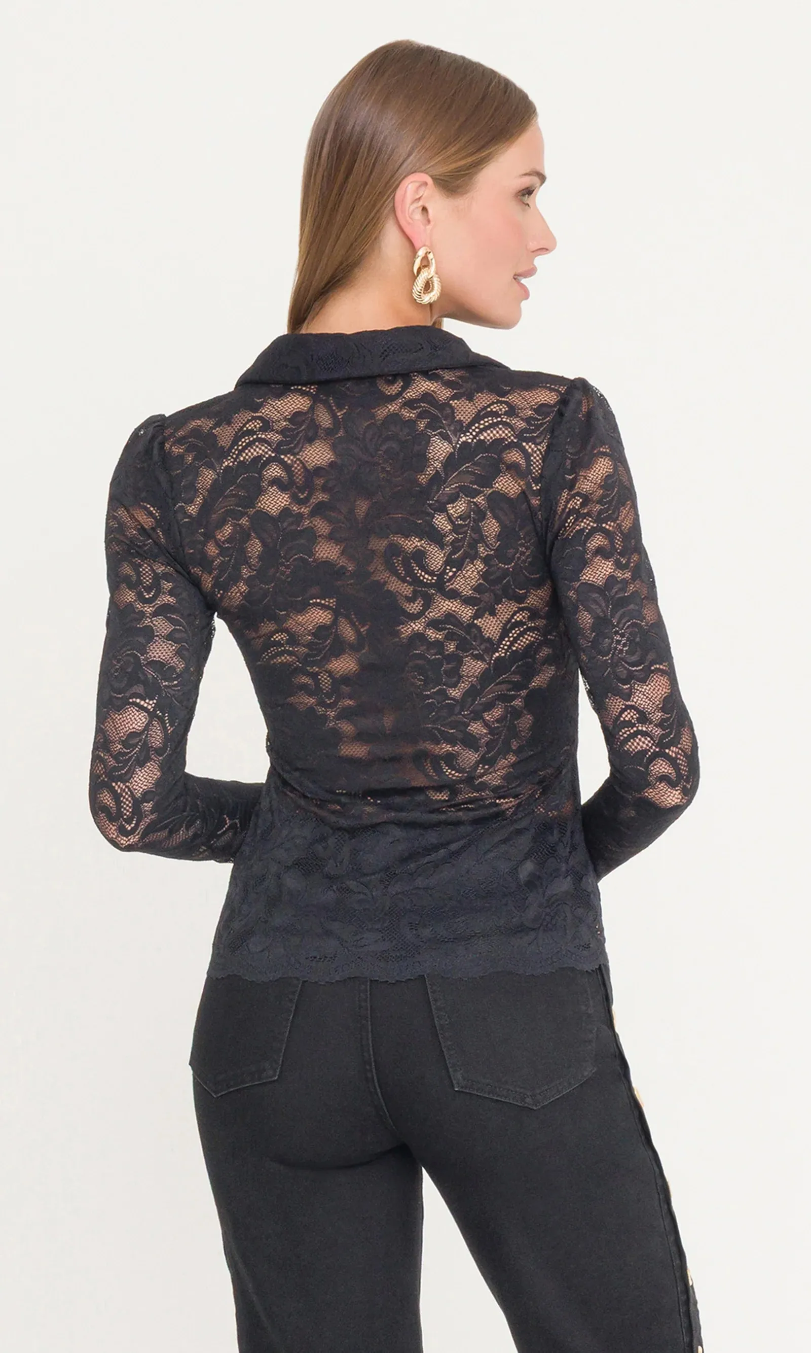 Generation Love - Dominique Lace Top - Black sold by Jessie Boutique product image thumbnail 4