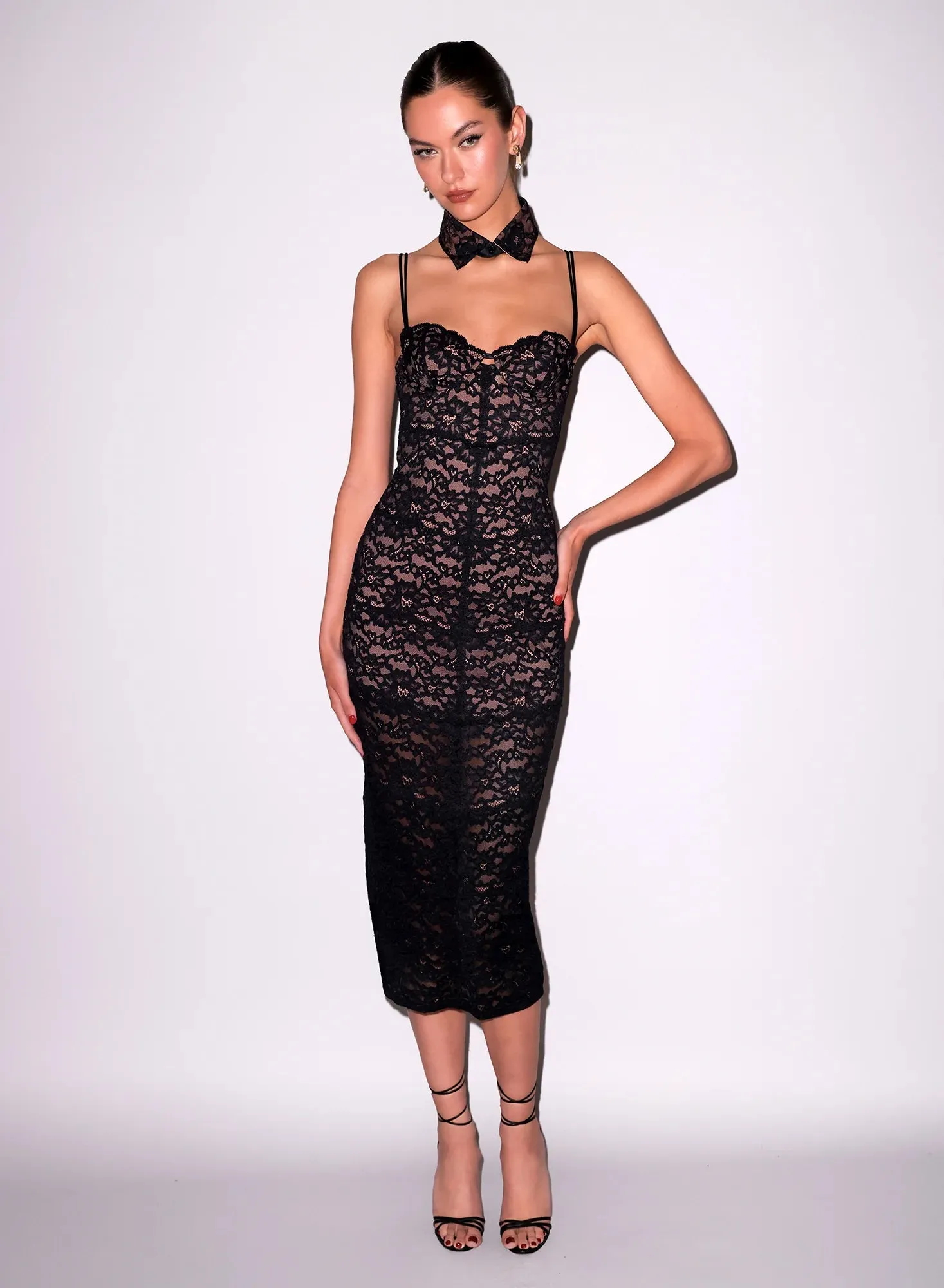 Fleur Du Mal - Lace Collar - Black sold by Jessie Boutique product image thumbnail 3