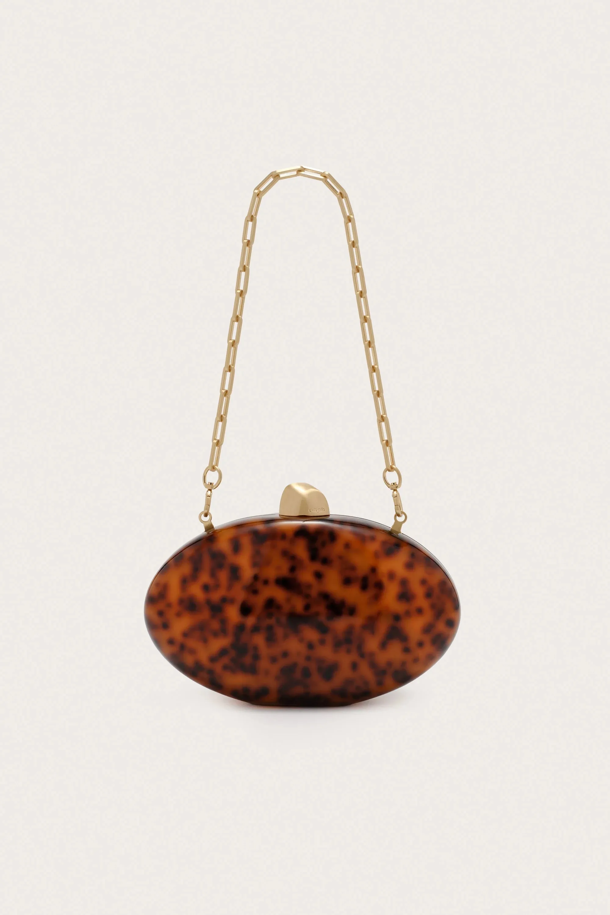 Cult Gaia - Eviana Clutch - Caramel Tortoise sold by Jessie Boutique