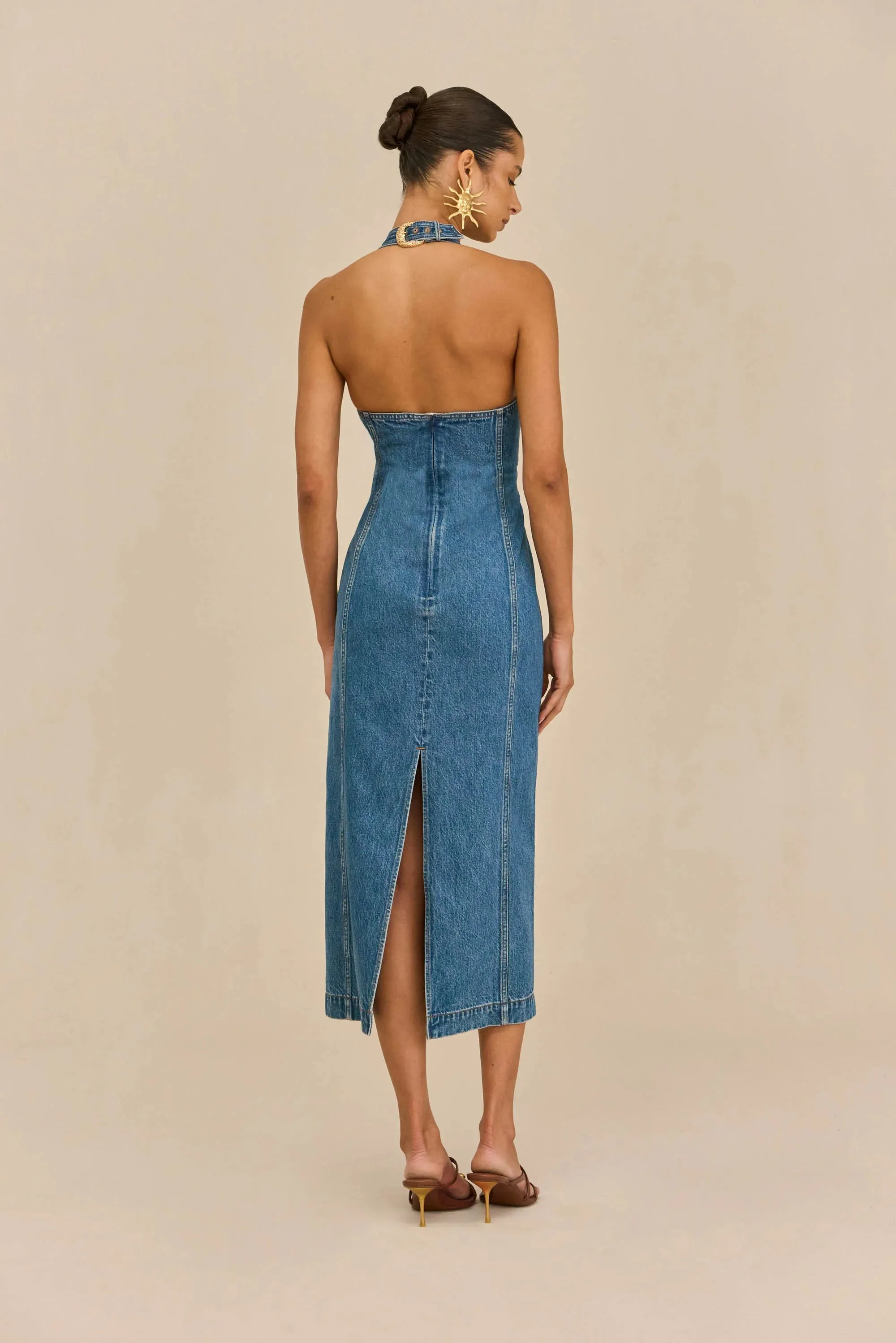 Cult Gaia - Estelle Dress - Stone Wash sold by Jessie Boutique product image thumbnail 4