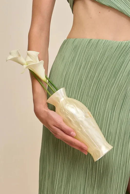 Cult Gaia - Florence Clutch - Ivory sold by Jessie Boutique