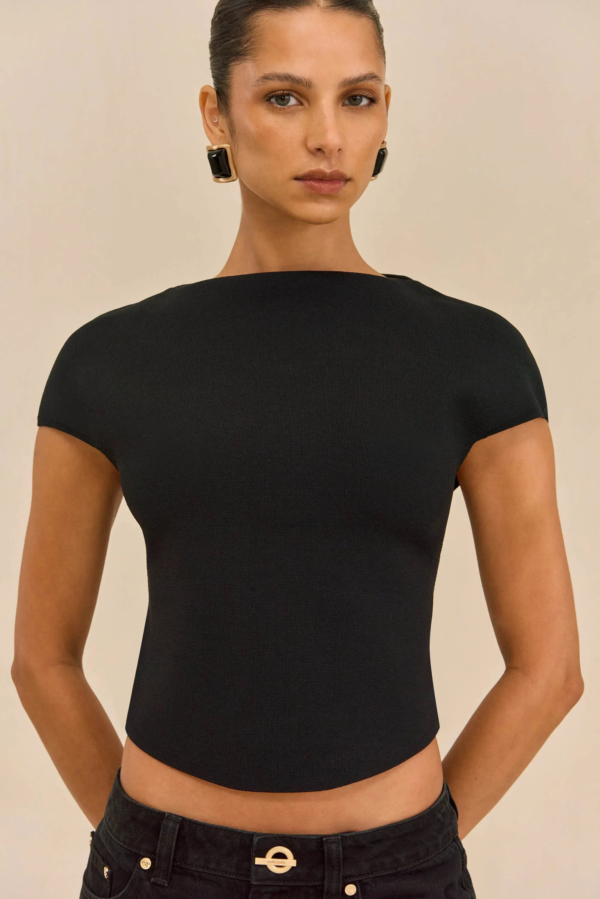 Cult Gaia - Virginiana Top - Black sold by Jessie Boutique product image thumbnail 2