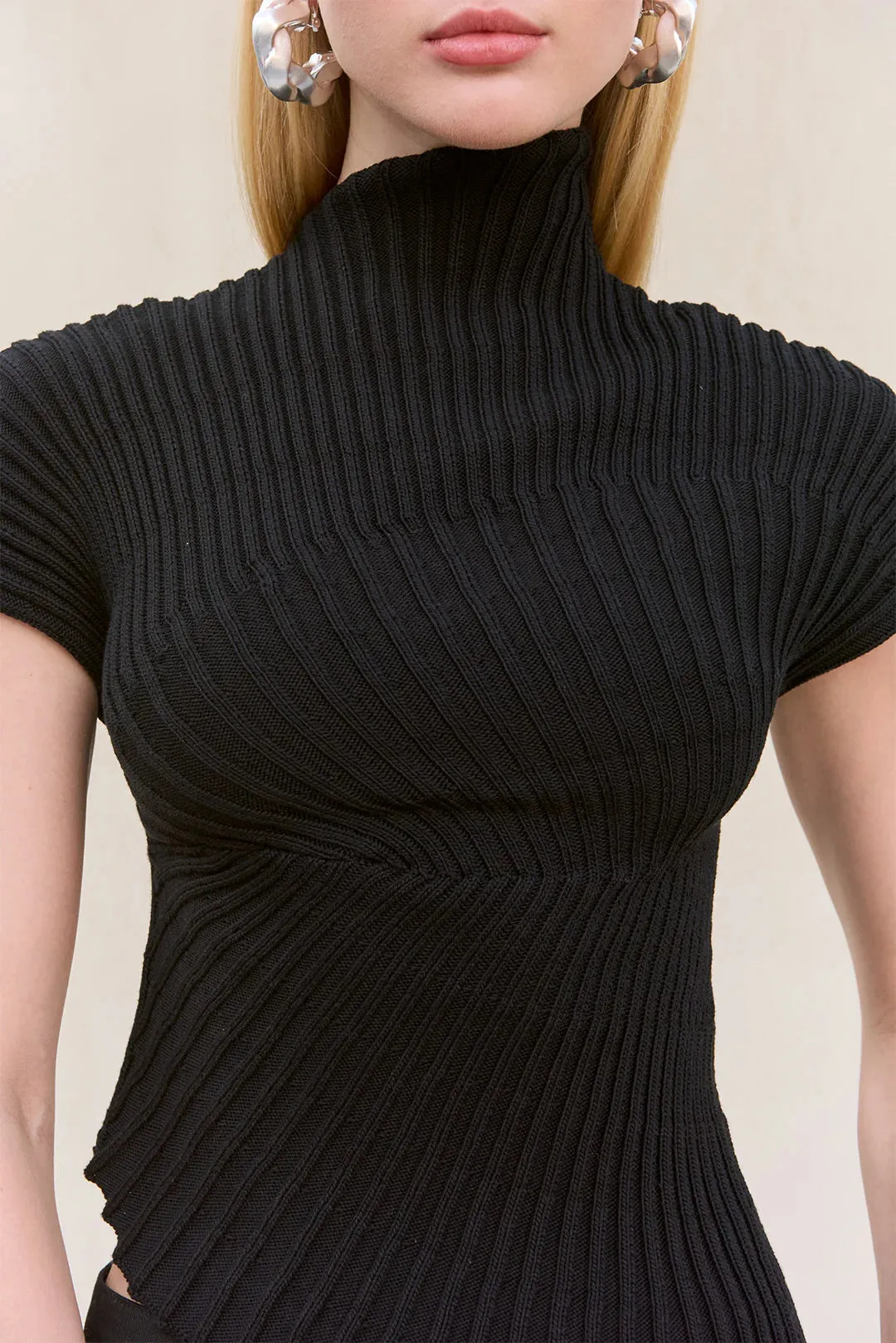 Cult Gaia - Annemie Knit Top - Black sold by Jessie Boutique product image thumbnail 2