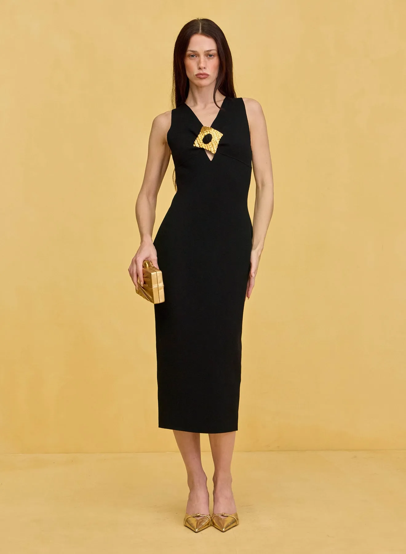 Cult Gaia - Marla Midi Dress - Black sold by Jessie Boutique product image thumbnail 3