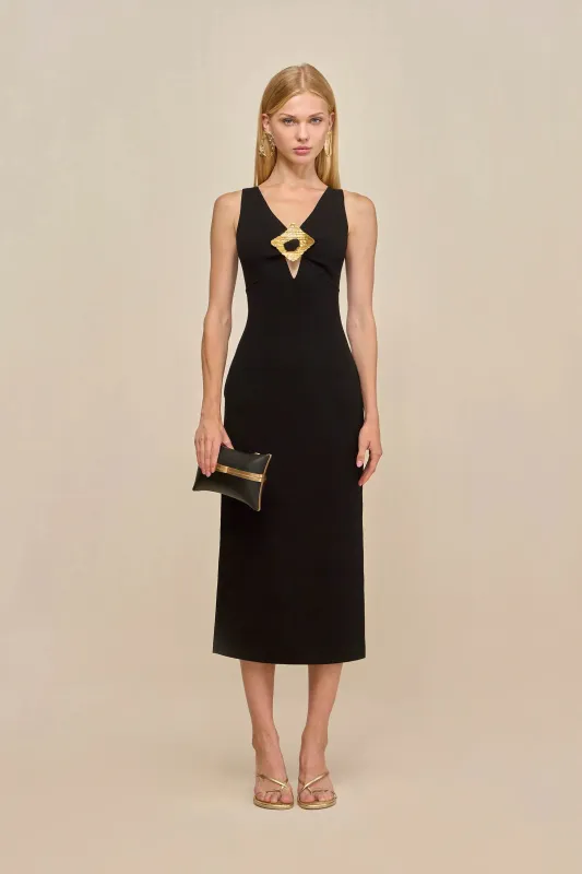 Cult Gaia - Marla Midi Dress - Black sold by Jessie Boutique