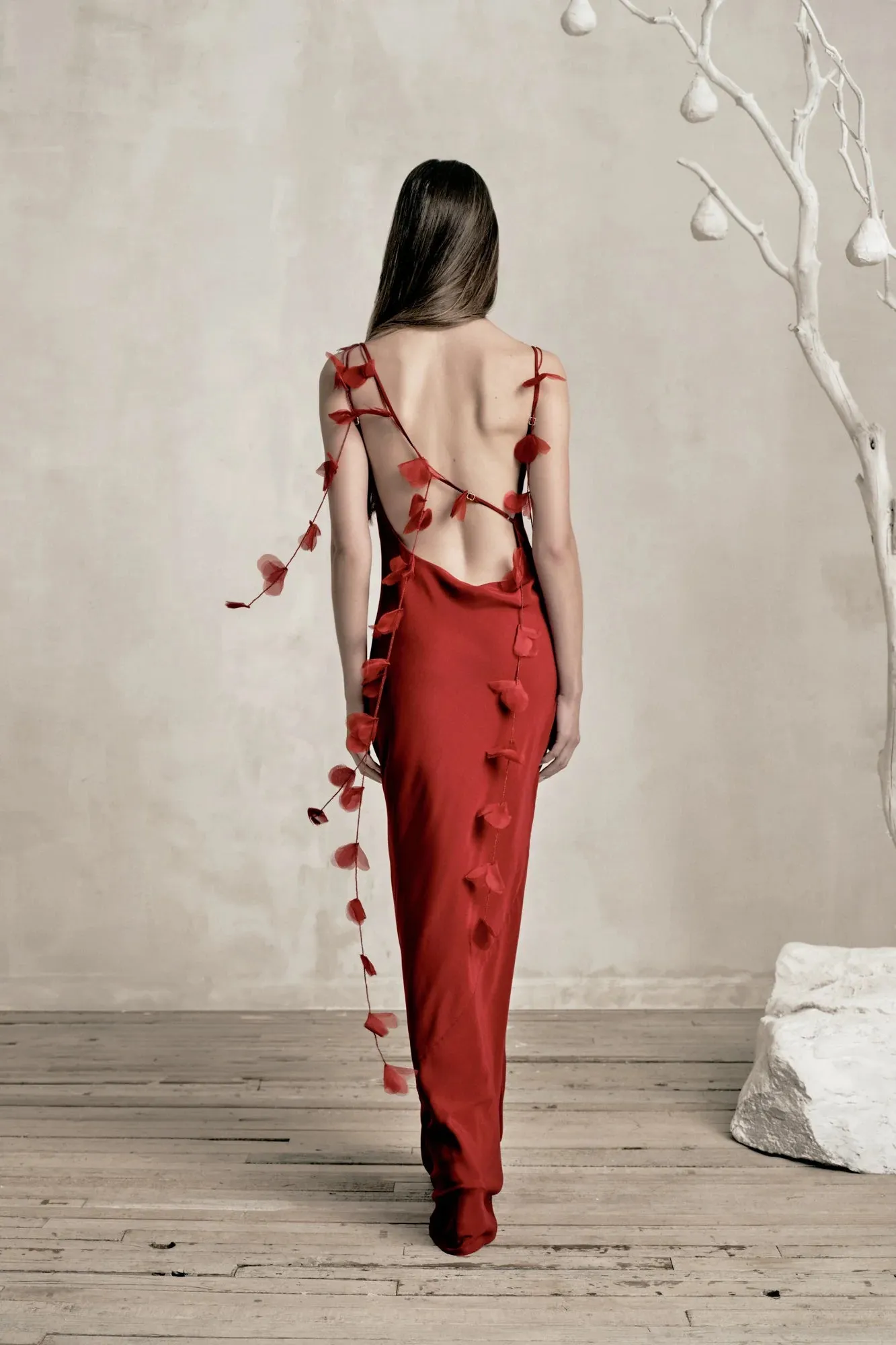 Cult Gaia - Nymeria Gown - Merlot sold by Jessie Boutique product image thumbnail 4