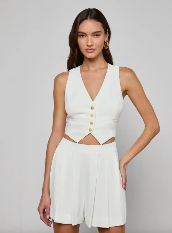 L’agence - Jianna Vest - Ivory sold by Jessie Boutique
