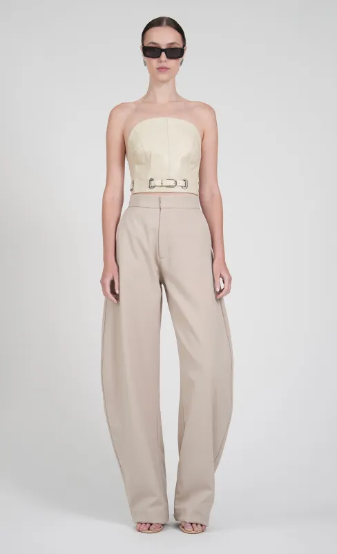 Nonchalant - Sylvana Trouser - Beige sold by Jessie Boutique